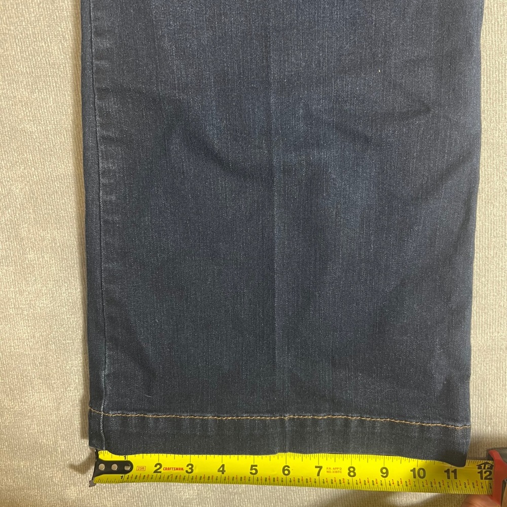 Gloria Vanderbilt Womens Hi Rise Trouser Flare Jeans Indigo Blue Size 10 NWT - Picture 5 of 10